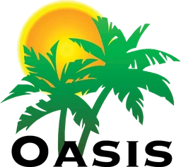 Oasis sun and palm mark